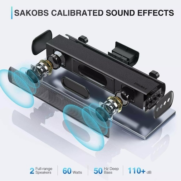 SAKOBS 2.0 Mini Sound Bar - Picture 12 of 12
